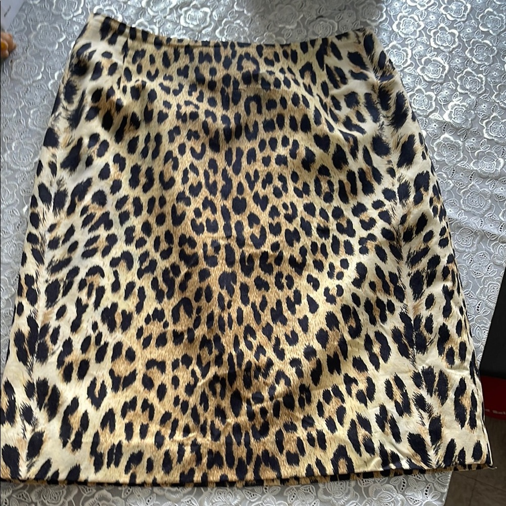 Black and Brown Mini Pencil Skirt for Night Out